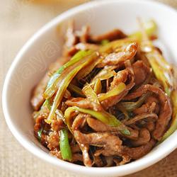 葱爆鸭丝的做法[图]