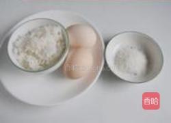 米饭鸡蛋饼的做法图解1