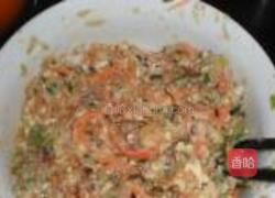胡萝卜豆腐馅饼的做法图解3