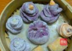 三色玫瑰馒头的做法图解14