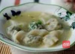 鸡汤荠菜馄饨的做法图解15