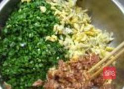 猪肉韭菜三鲜馅饼的做法图解5