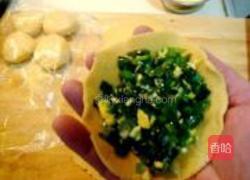 烤玉米面橄榄馅饼的做法图解9