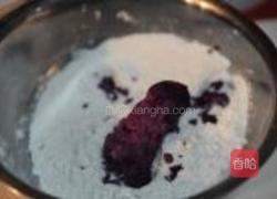 紫薯松糕的做法图解2