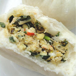 豆饼干菜大包的做法[图]