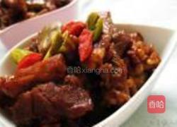 五花肉蚕豆煲饭的做法图解10