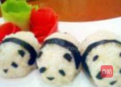 熊猫饭团的做法图解5