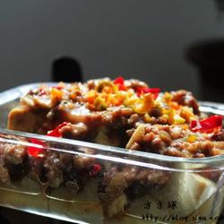 微波炉肉末豆腐的做法[图]
