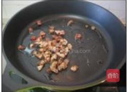 芥蓝腊肠饭的做法图解3