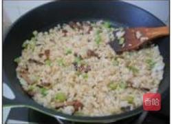 芥蓝腊肠饭的做法图解8