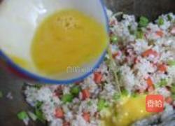 紫甘兰炒米饭的做法图解8