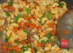 羊肉炒通心粉的做法图解6