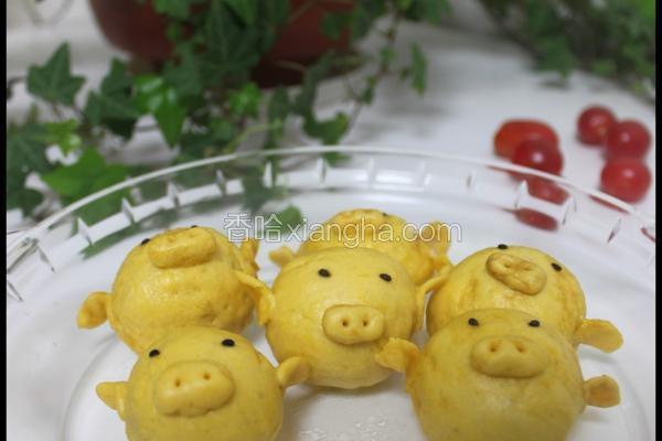 豆沙馅黄金小猪猪