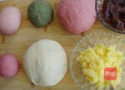 小猪豆沙包的做法图解8