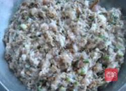 槐花肉包的做法图解3