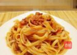 黑椒牛肉意酱面的做法图解14