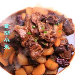 红枣山药炖腔骨的做法[图]