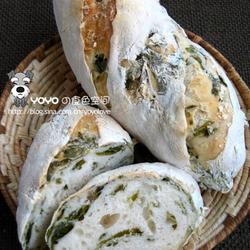芹菜叶面包的做法[图]