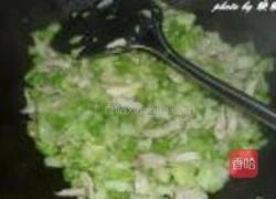 豆角包菜肉丝炒饭的做法图解9