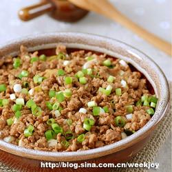 肉末蒸豆腐的做法[图]