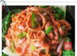 蚝油肉丝炒面的做法图解8