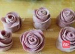 紫薯玫瑰馒头的做法图解12
