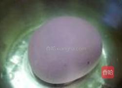 紫薯玫瑰馒头的做法图解5