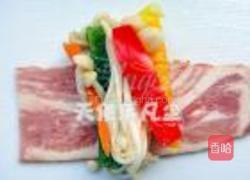 蜜汁培根彩蔬卷的做法图解4