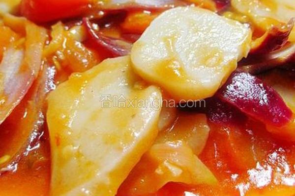 番茄炒年糕