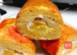 芒果蛋糕卷的做法图解17