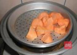 地瓜紫米糕的做法图解3