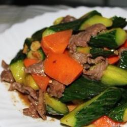 青瓜炒牛肉的做法[图]