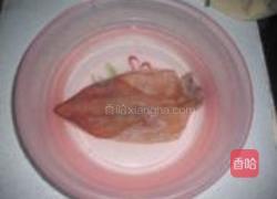 豆腐粒香菇干鱿鱼粥的做法图解3