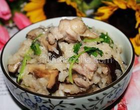 電飯煲之香菇糯米雞飯