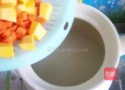南瓜胡萝卜粥的做法图解5