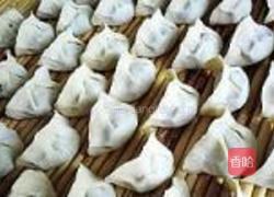荠菜猪肉水饺的做法图解9