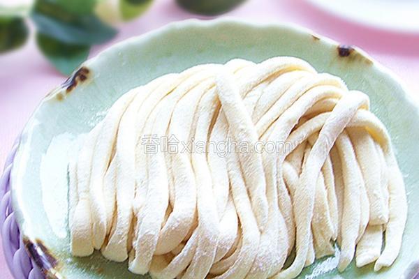 手扞面条