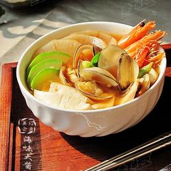 韩式海味大酱汤的做法[图]