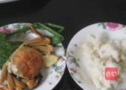 河蟹西兰花粥的做法图解1