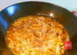 香菇肉丝汤年糕的做法图解7