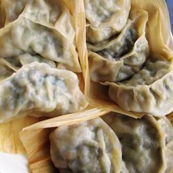 苔菜香菇蒸饺的做法[图]