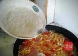 番茄虾皮包菜面疙瘩的做法图解8