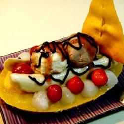 慕斯香蕉船冰淇淋的做法[图]