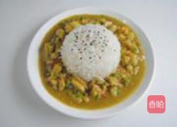 印度咖喱鸡丁饭的做法图解11
