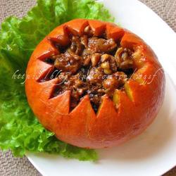 香辣豆豉肉酱烤南瓜的做法[图]