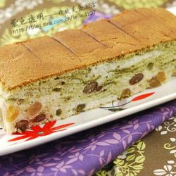 大理石抹茶蜜豆蛋糕的做法[图]