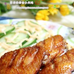 吮指叉烧鸡中翅的做法[图]