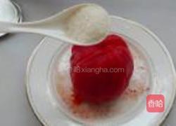 砂糖拌西红柿的做法图解5