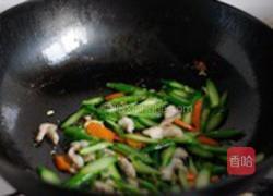 清炒芦笋配蛋羹的做法图解6