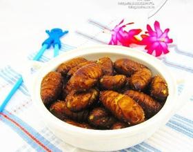 香酥开口蚕蛹[图]